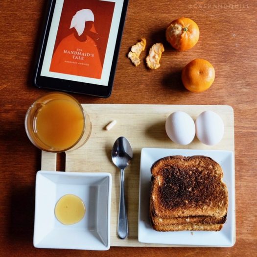 The Handmaid's Tale breakfast for Hulu binge