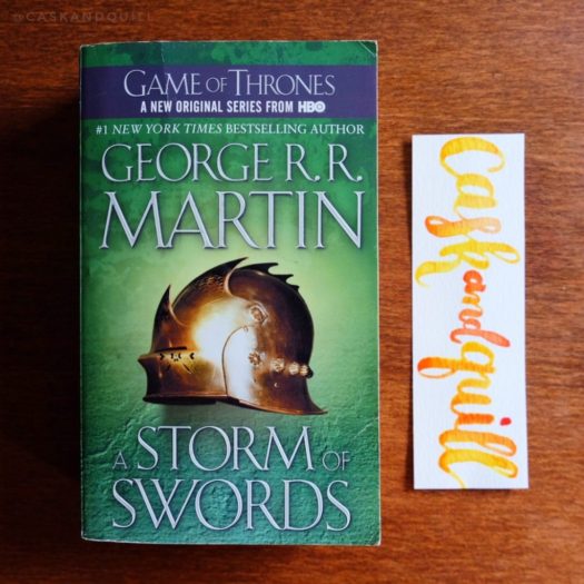 A Storm of Swords, George R.R. Martin, Cask and Quill bookmark