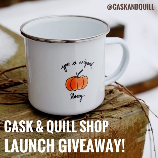 Cask & Quill Shop launch giveaway!